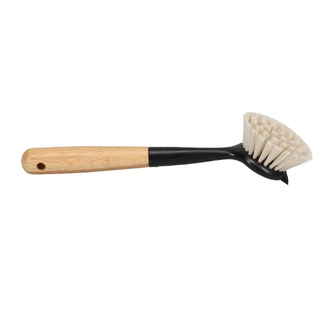 Vigar Vintage Bamboo Round Dish Brush