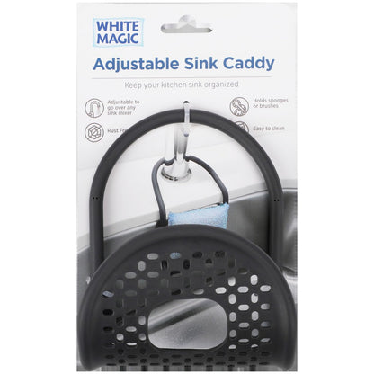 White Magic Adjustable Sink Caddy (Multiple Colours)