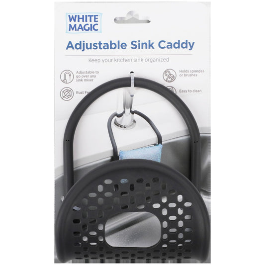 White Magic Adjustable Sink Caddy (Multiple Colours)