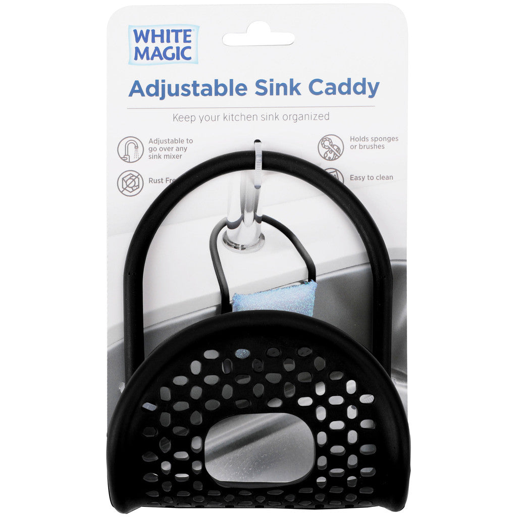 White Magic Adjustable Sink Caddy (Multiple Colours)