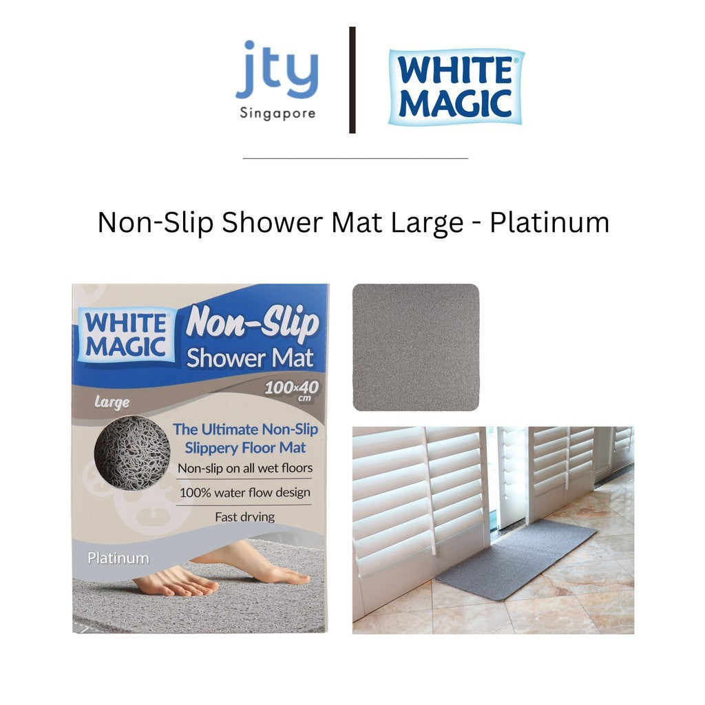 White Magic Non-Slip Shower Mat Large (3 colors available) (100 x 40 cm)