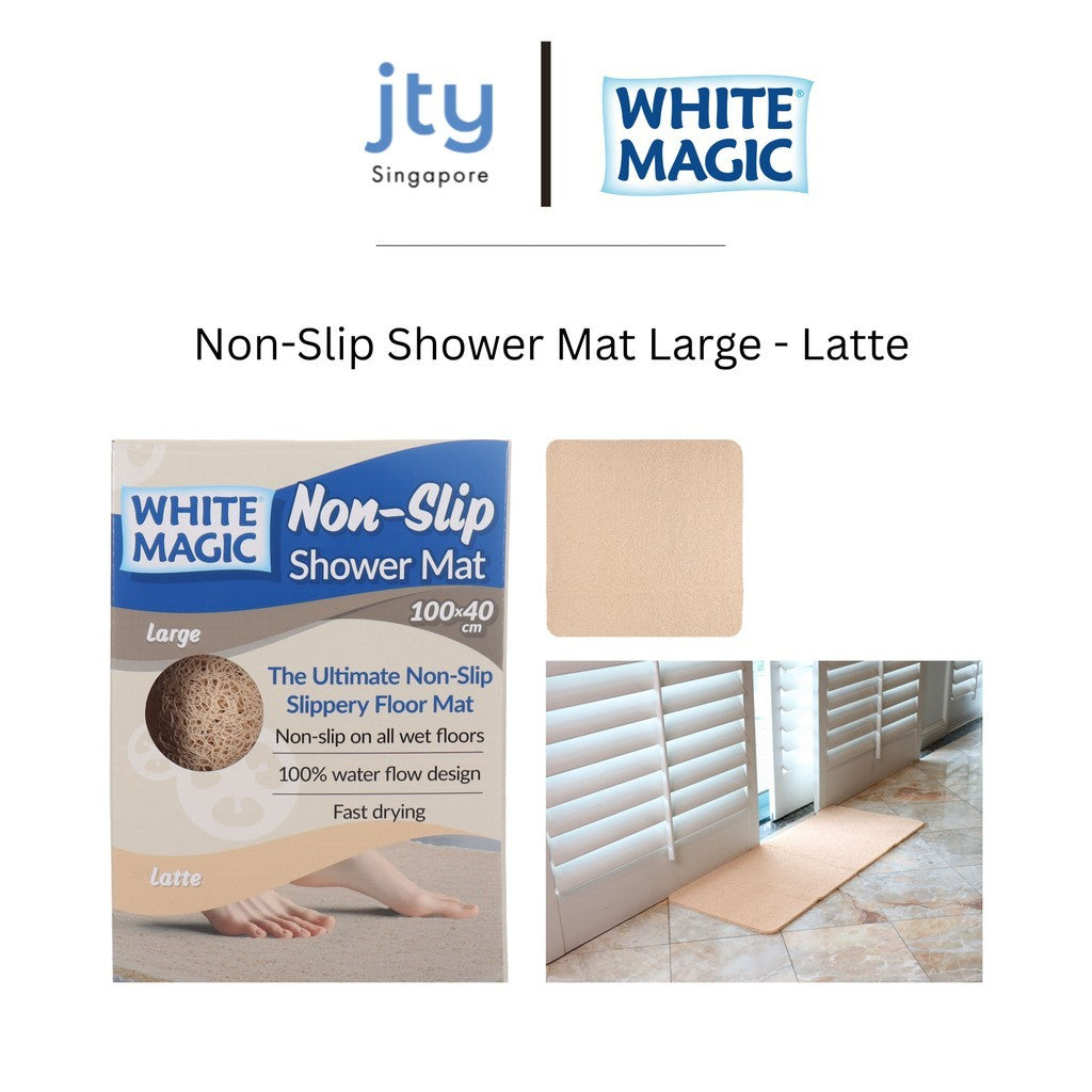 White Magic Non-Slip Shower Mat Large (3 colors available) (100 x 40 cm)
