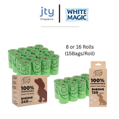 100% Compostable Doggy Poo Bags