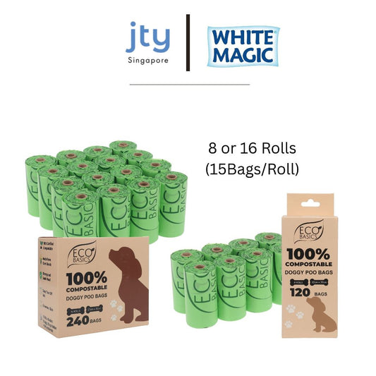 100% Compostable Doggy Poo Bags