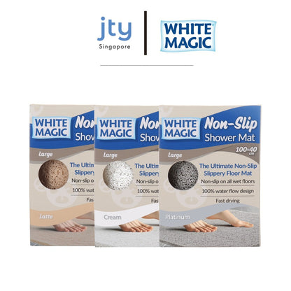 White Magic Non-Slip Shower Mat Large (3 colors available) (100 x 40 cm)