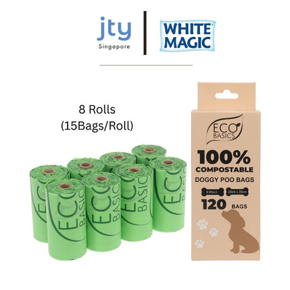 100% Compostable Doggy Poo Bags