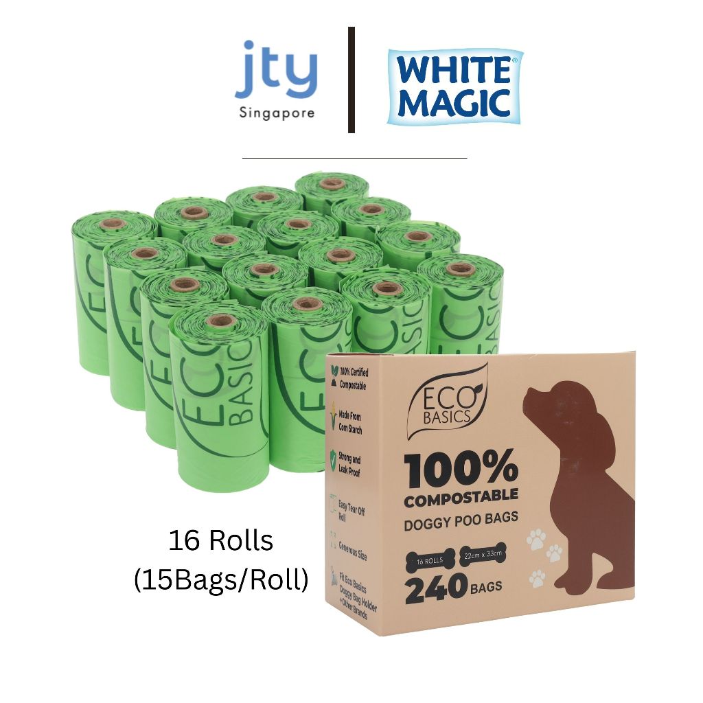 100% Compostable Doggy Poo Bags
