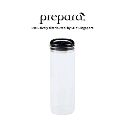 Prepara Evak Black Gloss Compact Handle - Large- 1.36L