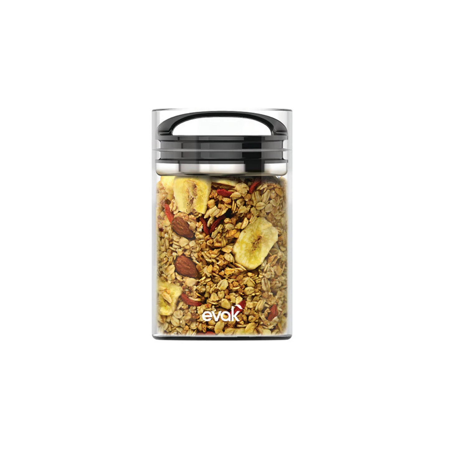 Prepara Evak Black Gloss Compact Handle - Medium- 709ml