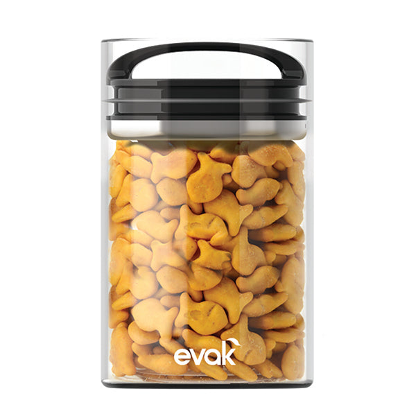 Prepara Evak Black Gloss Compact Handle - Medium- 709ml