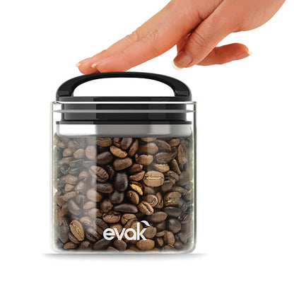 Prepara Evak Black Gloss Compact Handle - Small- 468ml
