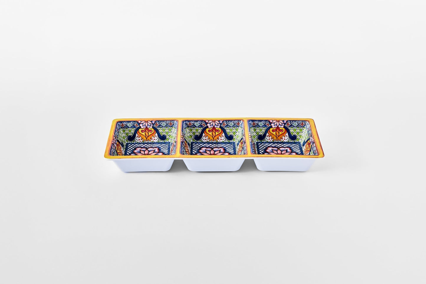 Prepara 3 Section Taco Tray (Yellow)