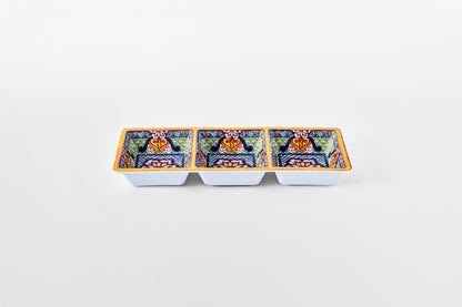 Prepara 3 Section Taco Tray (Yellow)