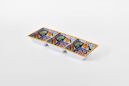 Prepara 3 Section Taco Tray (Yellow)