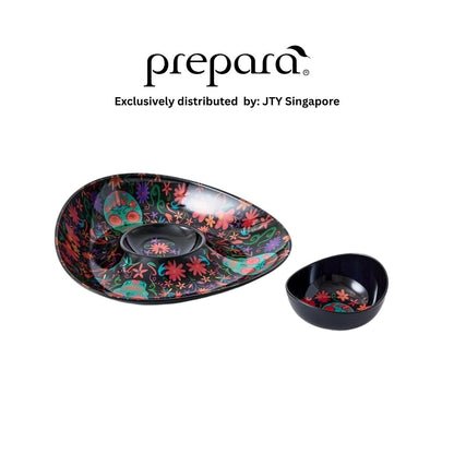 Prepara Chip and Dip Holder - Day of the Dead Edition