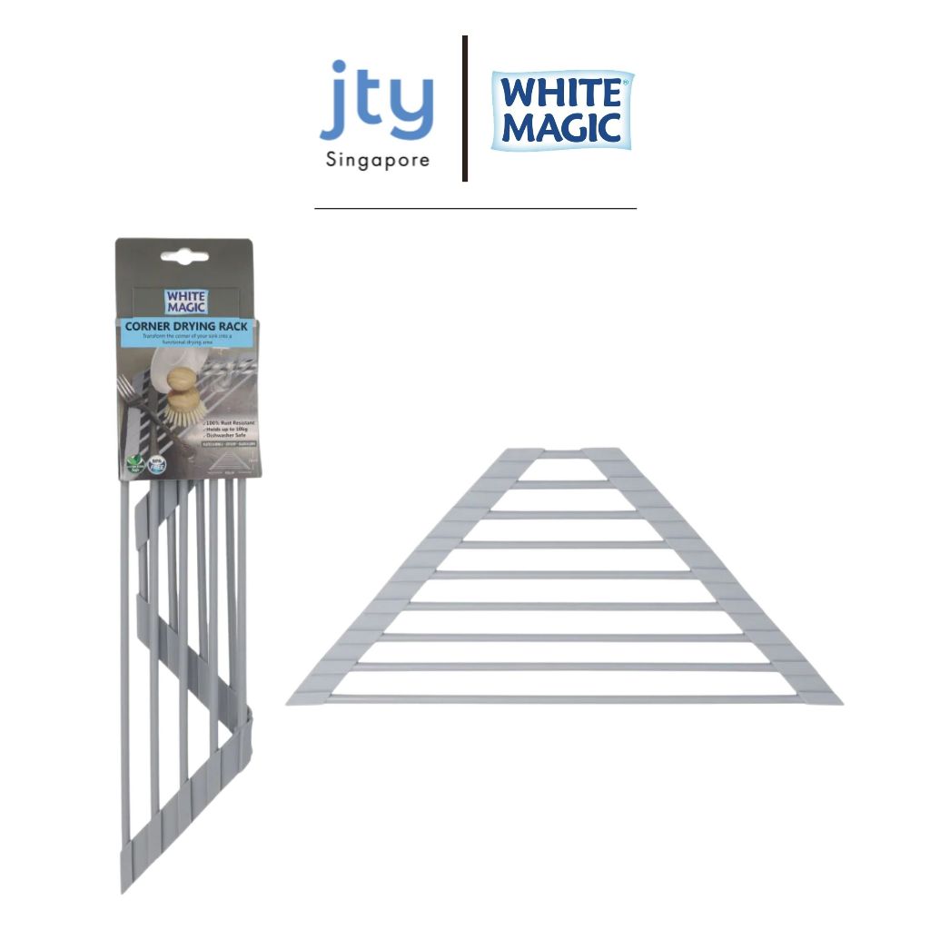 Corner Drying Rack (2 Colors Available - Grey / Black)