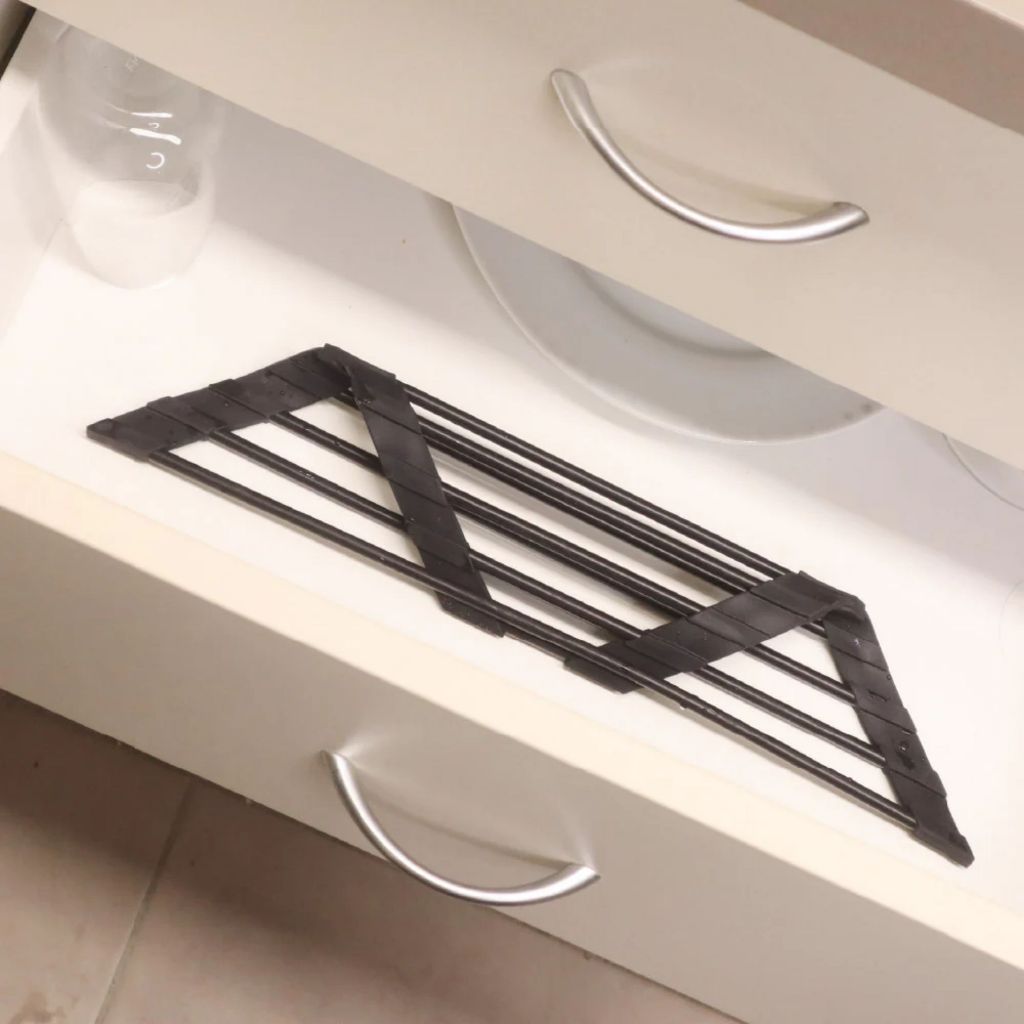 Corner Drying Rack (2 Colors Available - Grey / Black)