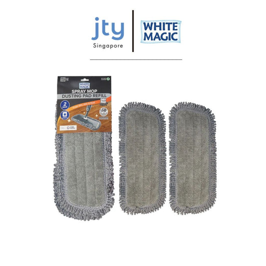 White Magic Spray Mop Dusting Pad Refill (Grey)