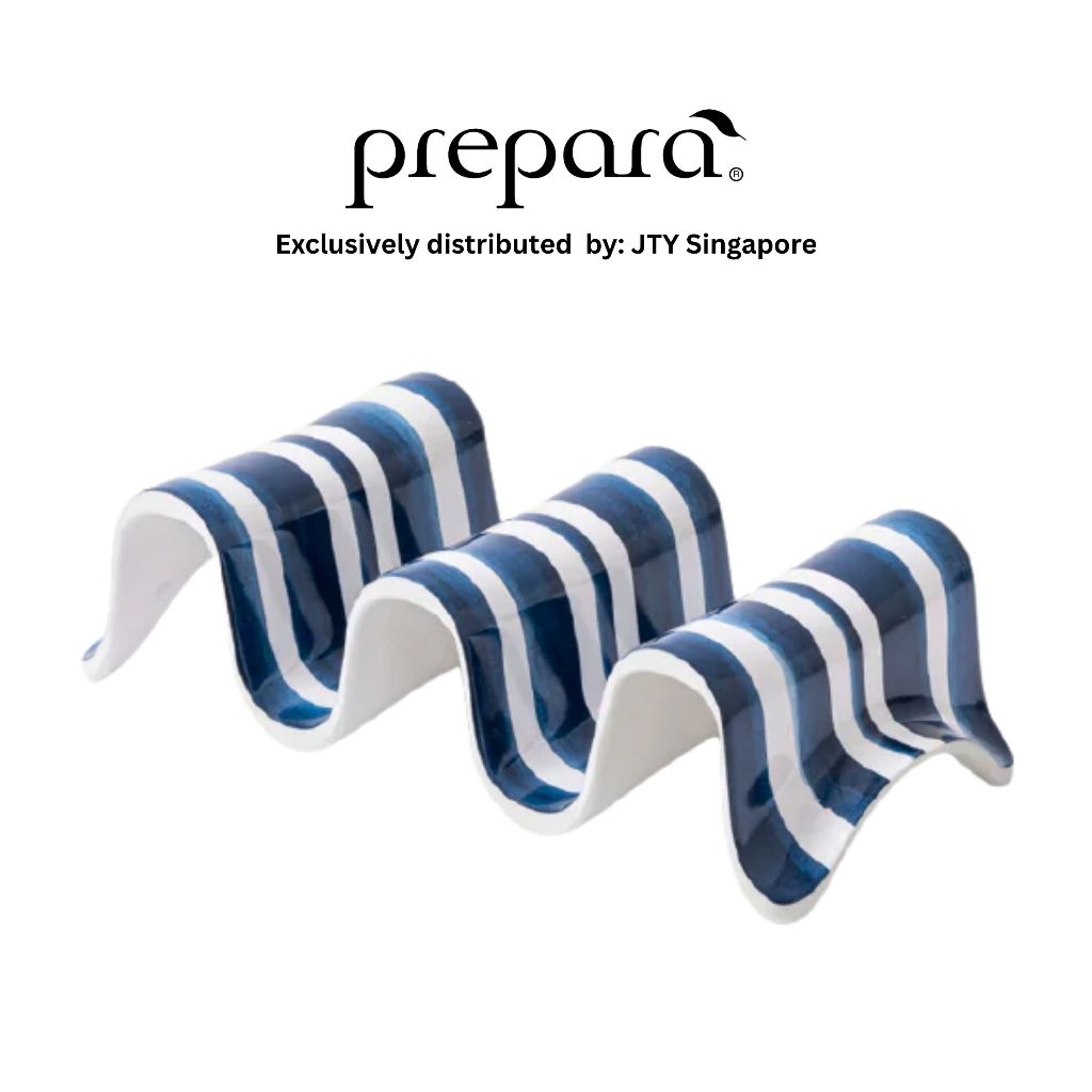 Prepara Taco Holder Multiple - Coastal Stripe