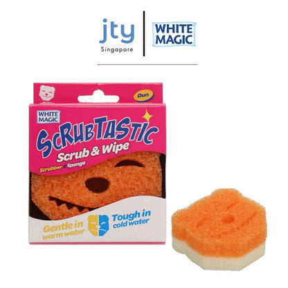 Scrubtastic Scrub & Wipe Sponge Duo 1 Pack