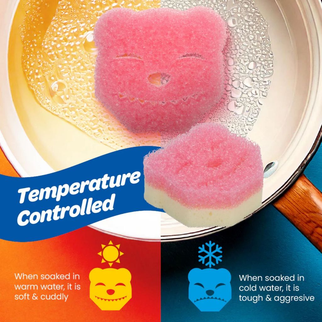 Scrubtastic Scrub & Wipe Sponge Duo 1 Pack