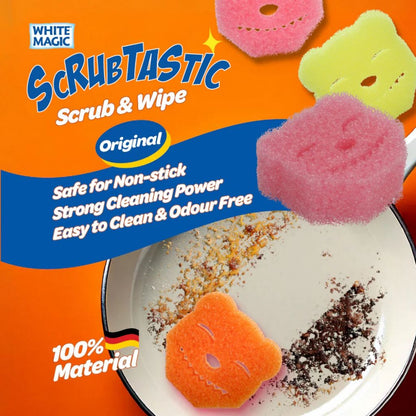 Scrubtastic Scrub & Wipe Sponge 1 Pack