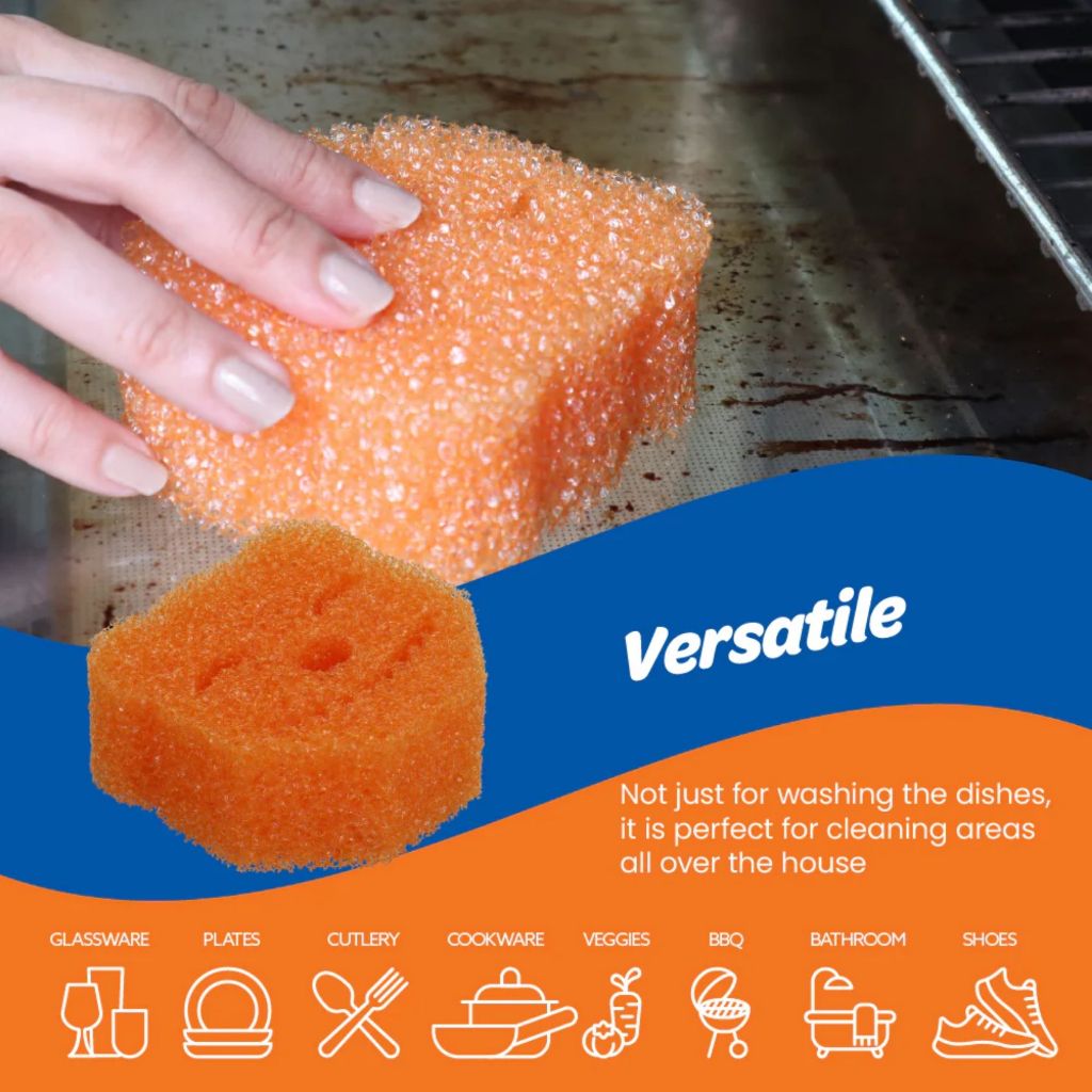 Scrubtastic Scrub & Wipe Sponge 1 Pack
