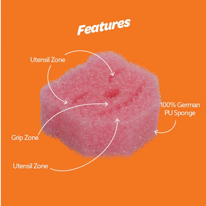 Scrubtastic Scrub & Wipe Sponge 1 Pack