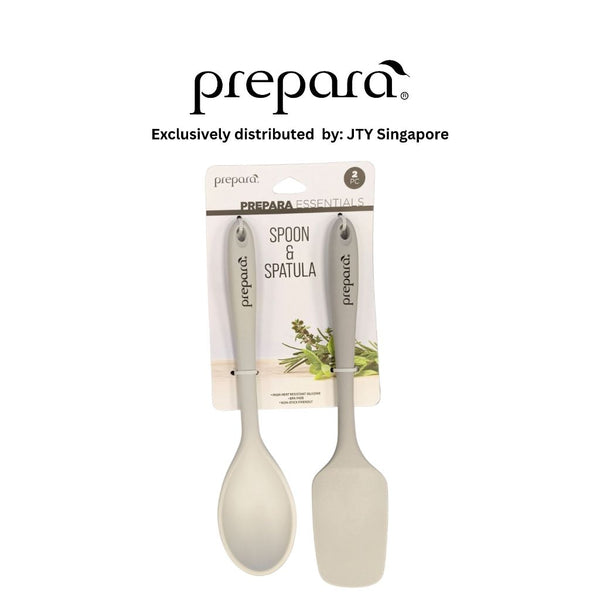 Prepara Spoon & Spatula - (Grey/Pink)
