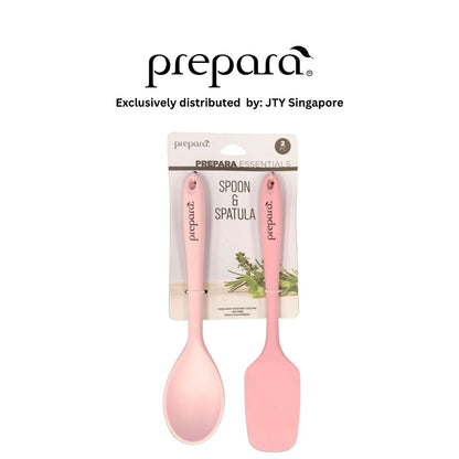 Prepara Spoon & Spatula - (Grey/Pink)