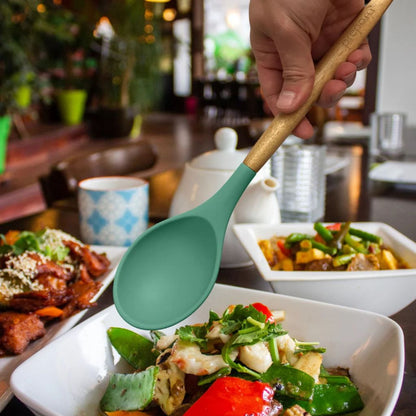 Prepara Spaghetti Server & Spoon - Green/Grey/Blue