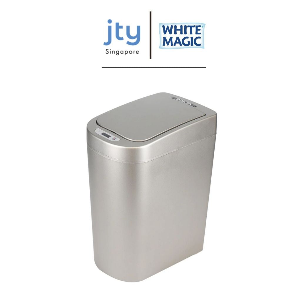 White Magic Smart Bin Bathroom Bin (Black / White / Stainless Steel)