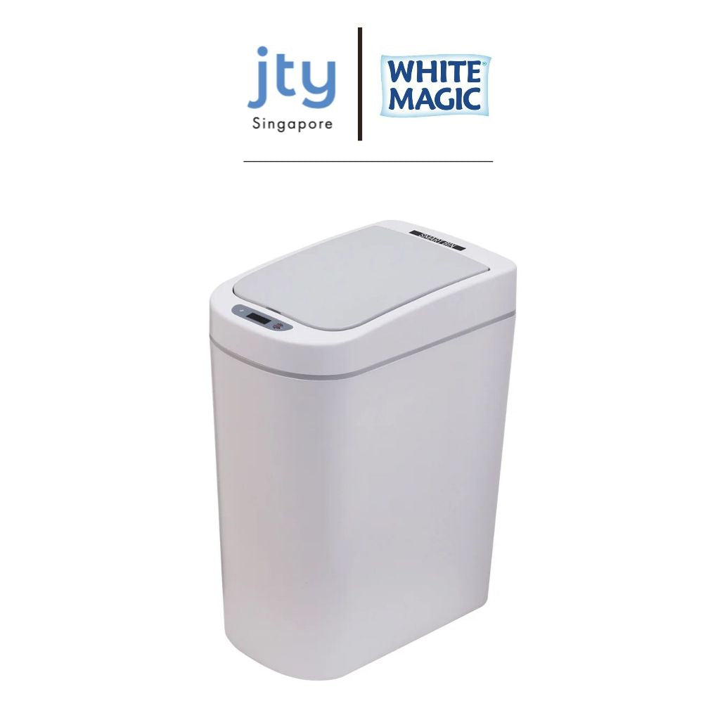 White Magic Smart Bin Bathroom Bin (Black / White / Stainless Steel)