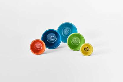 Prepara Two-Tone Melamine Pinch Bowls - 5 Piece Set