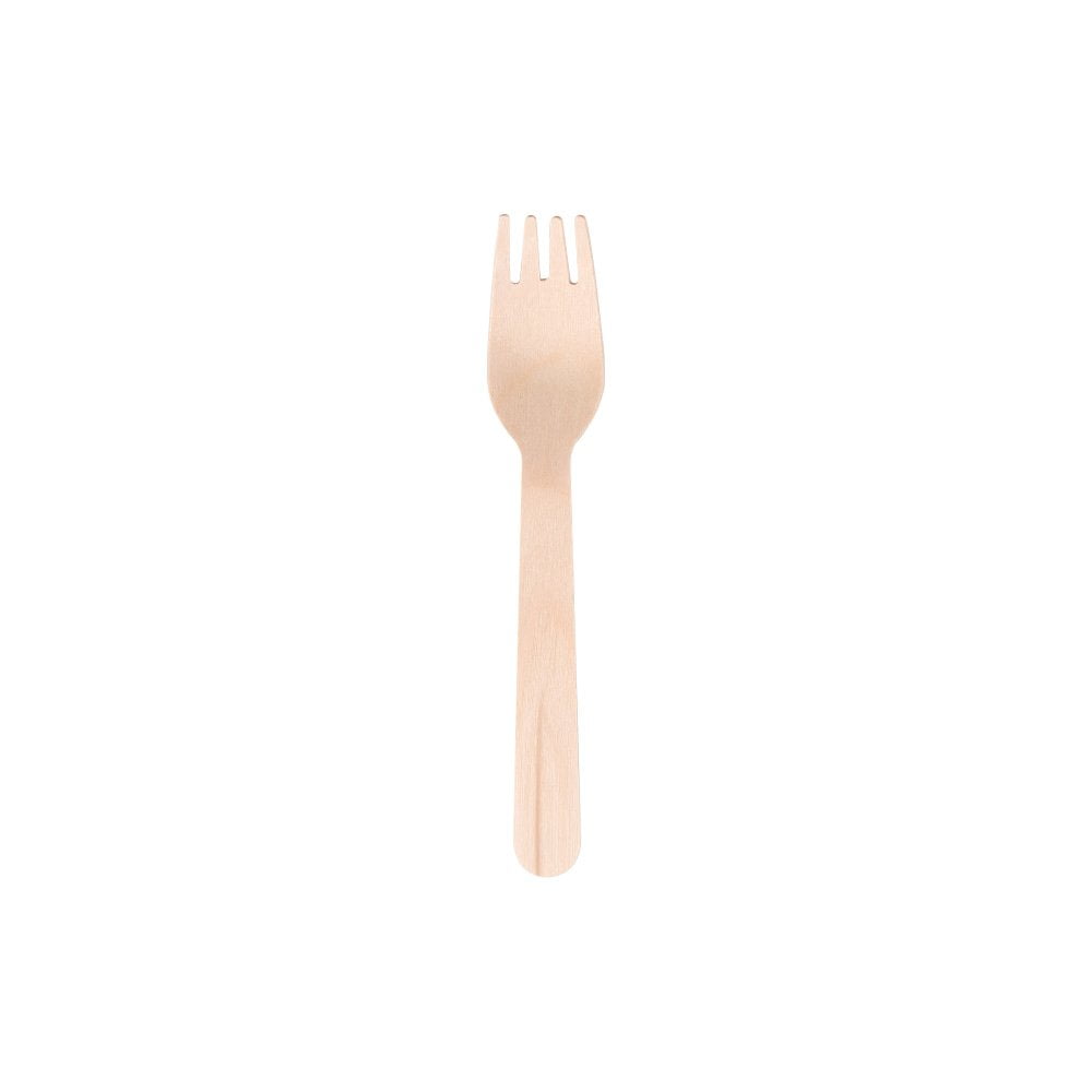 Eco Basics Biodegradable Wood Fork – 18pcs