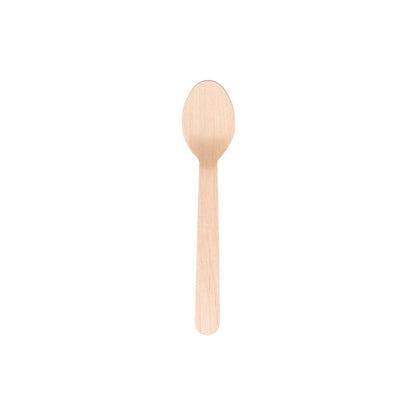 Eco Basics Biodegradable Wood Spoon – 18pcs