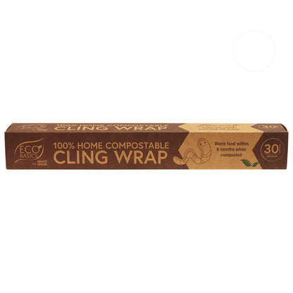 100% Home Compostable Cling Wrap 30m