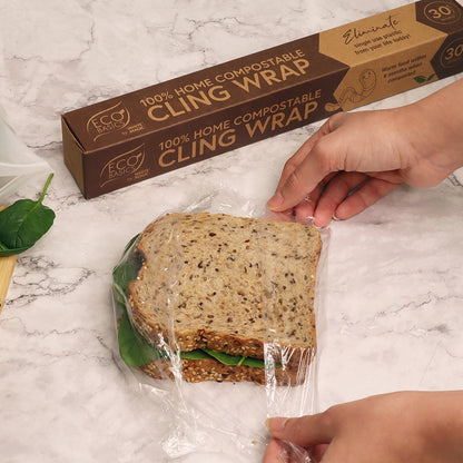 100% Home Compostable Cling Wrap 30m