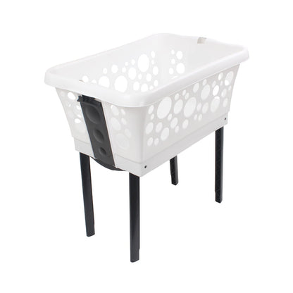 White Magic Laundry Basket On Legs