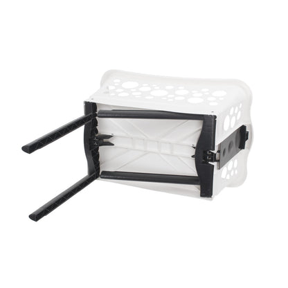 White Magic Laundry Basket On Legs