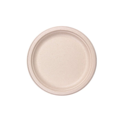 Biodegradable Sugarcane Plate 17cm – 10pcs
