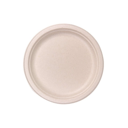 Biodegradable Sugarcane Plate 23cm – 10pcs