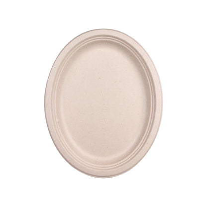 Biodegradable Sugarcane Plate 32cm – 10pcs