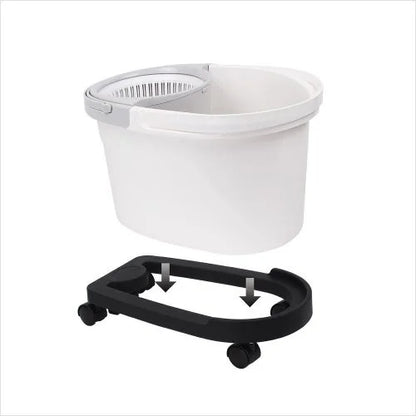 White Magic Spin Mop Trolley